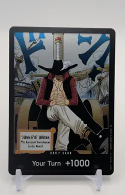 DON!! Card (Dracule Mihawk) The Azure Sea's Seven Foil - Image 1