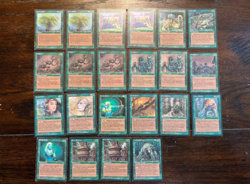 Vintage Magic The Gathering 1994 Green Deck Black Boarder Lot 22 - Image 1