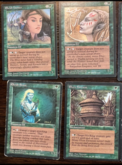 Vintage Magic The Gathering 1994 Green Deck Black Boarder Lot 22 - Image 5