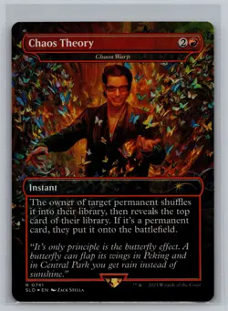 Chaos Theory 0741 FOIL Magic Gathering Secret Lair MTG Dr Ian Malcolm SLD Warp - Image 1