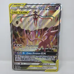 Pokemon Umbreon Darkrai GX SM241 Espeon Deoxys SM240 Jumbo Oversized Tag Team - Image 2