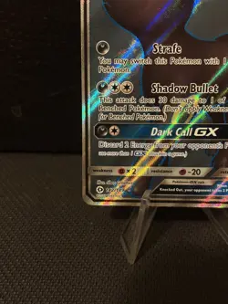 Pokemon TCG Umbreon GX Sun & Moon 142/149 Holo Full Art L/MP - Image 5