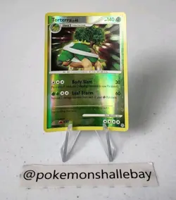 Torterra 17/130 - Diamond & Pearl *LP* Reverse Holo Rare Pokemon Card - Image 1