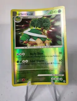 Torterra 17/130 - Diamond & Pearl *LP* Reverse Holo Rare Pokemon Card - Image 2