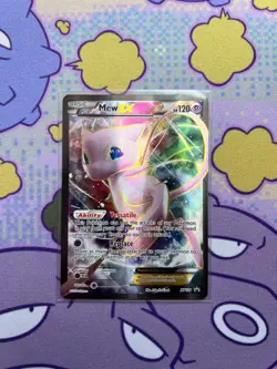 MINT Mew EX XY126 Full Art Holo Textured Promo Black Star Nintendo Pokemon Card - Image 1
