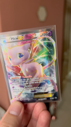 MINT Mew EX XY126 Full Art Holo Textured Promo Black Star Nintendo Pokemon Card - Image 2