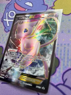 MINT Mew EX XY126 Full Art Holo Textured Promo Black Star Nintendo Pokemon Card - Image 4
