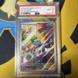 Pokemon TCG - Bulbasaur 143/142 - Stellar Crown - Illustration Rare - PSA 10 - Image 1