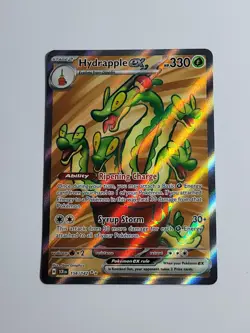 Hydrapple ex 156/142 Stellar Crown Full Art Ultra Rare Pokemon TCG NM US - Image 1