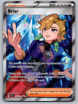 Briar 163/142 Ultra Rare Stellar Crown Pokemon Near Mint - Image 1