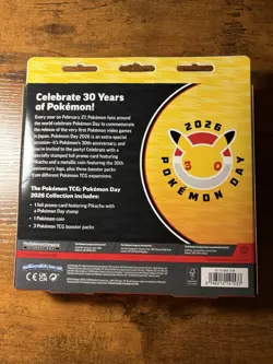 Pokemon Day 2026 Collection Box 30th Anniversary Pikachu Promo NEW! (1 Box) - Image 2
