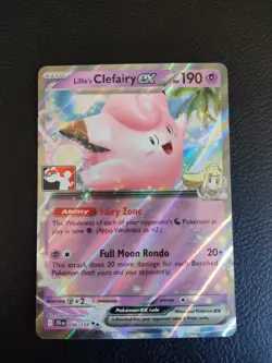 Pokemon TCG - Lillie's Clefairy ex 056/159 Play Stamped Prize Pack Series 7 - Image 1