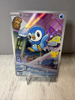 Pokemon First Partner Illustration Rare Turtwig Chimchar Piplup 30th Anniversary - Image 2