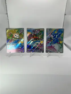 First Partner Alola Starters Pokemon 30th Anniversary Promo Set 043 044 045 - Image 1