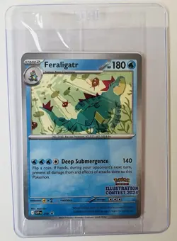 Feraligatr Toxtricity Pikachu SVP213 Illustration Promo Sealed Pokemon TCG - Image 1