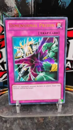 DIMENSIONAL PRISON Foil Gold Lettering YU-GI-OH Trading TRAP Card RYMP-EN084 - Image 1