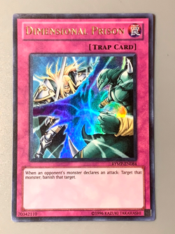 yugioh Dimensional Prison RYMP-EN084 Unlimited Edition Ultra Rare near mint - Image 1