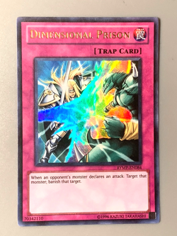 yugioh Dimensional Prison RYMP-EN084 Unlimited Edition Ultra Rare near mint - Image 2