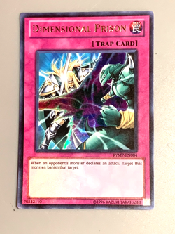 yugioh Dimensional Prison RYMP-EN084 Unlimited Edition Ultra Rare near mint - Image 3