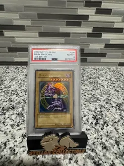 Yugioh Dark Magician SDY-006 1st Ed PSA 8 - Image 1