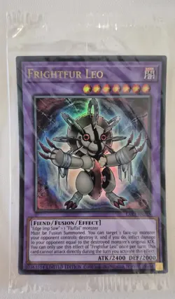 YuGiOh Frightfur Leo LART-EN025 Lost Art Promo Sealed - Image 1