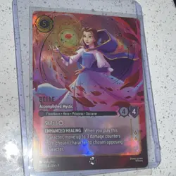 Disney Lorcana Fabled Belle Accomplished Mystic Enchanted Card 226/204 - Image 4