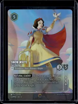 Disney Lorcana Shimmering Skies Snow White Enchanted 220/204 - Image 1