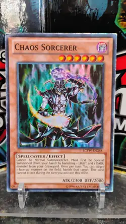 CHAOS SORCERER Foil Holo YU-GI-OH Trading Card LCYW-EN248 - Image 1