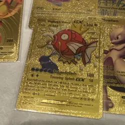 21x Gold Pokemon Card Fan Art Rainbow GX Cards - Mewtwo Mew Flareon Umbreon - Image 4