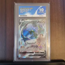 Rayquaza V - ACE 10 - Evolving Skies 194/203 - Alt Art Pokemon Card Gem Mint - Image 1