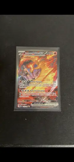 Pokemon TCG Team Rockets Moltres EX Holo Card 229/182 Sir Destined Rivals - Image 1