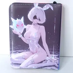 Nezuko Raichu 2B Gengar Card Binder 3-Ring Anime Pokemon Redemption 10 in Folder - Image 2