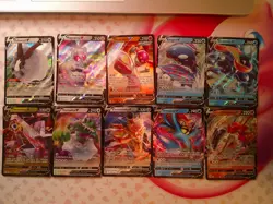 Pokemon TCG Pokemon V Card 10 Card Lot - Image 1