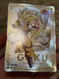 Chinese Ss3 Goku SSP SR-02 Holo One piece Dragon Ball Z Card - Image 4