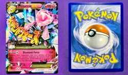 M Diancie EX XY44 XY Black Star Promo | Pokemon TCG Card | NM *Small Ding At Top - Image 3