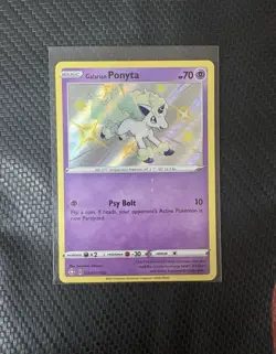 Galarian Ponyta 047/122 - Shining Fates: Shiny Vault Holo - Pokemon TCG - NM - Image 1