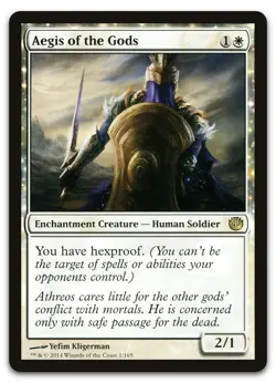 Aegis of the Gods #1 (LP) Journey Into Nyx JOU Magic MTG - Image 1