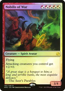 MTG FOIL Nobilis of War - Modern Masters 2015 #195 - Image 1