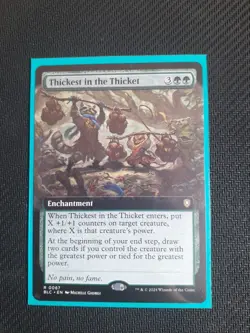 Thickest in the Thicket - EXTENDED ART - Bloomburrow - MTG - Near Mint - #0067 - Image 1