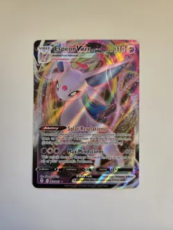Espeon VMAX 065/203 Holo VMAX Rare Evolving Skies Pokemon Near Mint - Image 1
