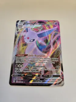 Espeon VMAX 065/203 Holo VMAX Rare Evolving Skies Pokemon Near Mint - Image 3