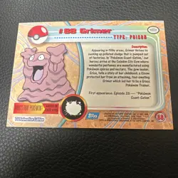 2000 Topps Chrome Pokemon Series 2 #88 Grimer Holo - Image 3