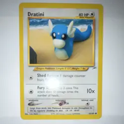 Pokemon Dratini Neo Destiny 63/105 Basic Common Regular Unlimited 40 HP English - Image 1