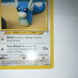 Pokemon Dratini Neo Destiny 63/105 Basic Common Regular Unlimited 40 HP English - Image 5