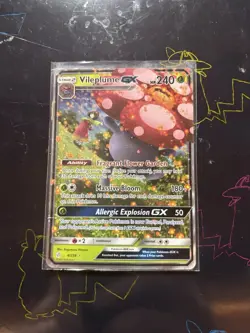 Pokemon Vileplume GX 4/236 Sm-Cosmic Eclipse Ultra Rare Holo 240 HP Stage 2 2019 - Image 1