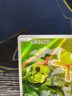 Pokemon Caterpie Illustration Rare 172/165 Scarlet & Violet 151 Holo English - Image 2