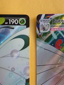 Pokemon Sword & Shield Darkness Ablaze Butterfree V & VMAX 001/189 & 002/189 - Image 5