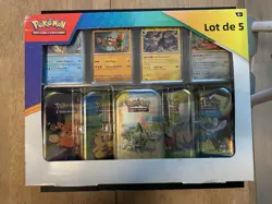 Pokemon TCG Amis de Paldea Mini-Boxes Lot - 5 Count, French, 2023, Booster - Image 1
