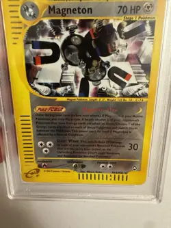 2003 Pokemon - Magneton Holo Rare E Reader Aquapolis H16/H32 - PSA 9 Mint! WOTC - Image 4