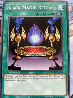 Yugioh Black Magic Ritual YGLD-ENC32 Common NM x3 Play Set - Image 1